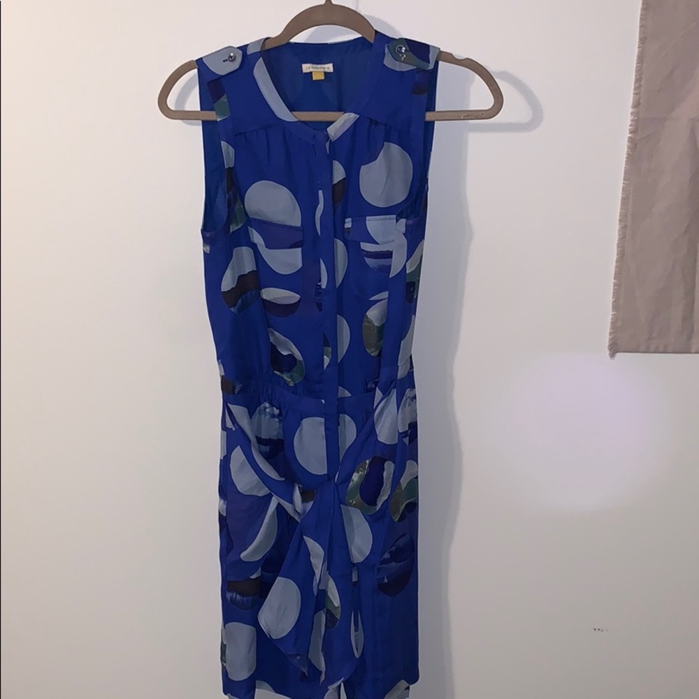 Leifsdottir moon and earth landscape circle dress